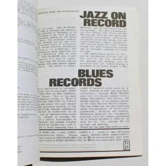 Vintage Storyville 18 Aug - Sept 1968 Jazz Journal Magazine - Jimmy Faust - Picture 3 of 4